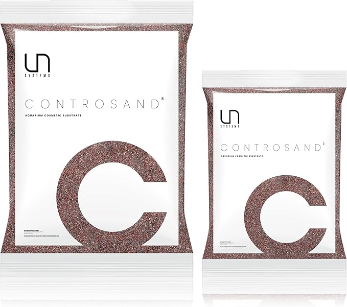 UNS Controsand - Pacifica, 8L - Natural Freshwater 0.4-0.9mm Dark Reddish Sand for Aquascaping Planted Tanks - Aquarium, Terrarium, Paludarium Substrate for Betta, Shrimp, Fish, Jumping Spider, Turtle