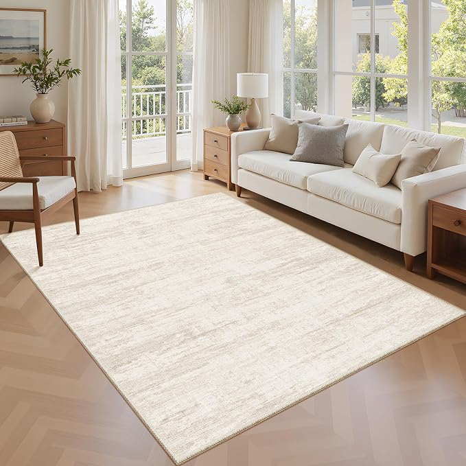 Washbale Rugs 3x5 Ultra Soft Area Rug, Non Slip Indoor Entryway Rugs, Stain