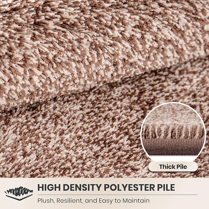 PURRUGS Dirt Trapping Door Mat 36" x 36", Non-Slip Machine Washable Entryway Rug