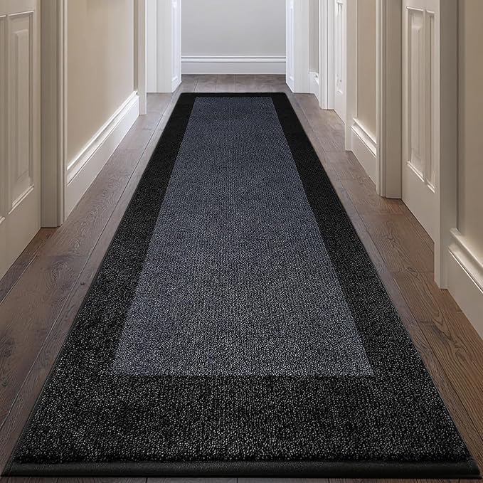 Machine Washable Runner Rug 32" x 96", Non Slip Kitchen Mat
