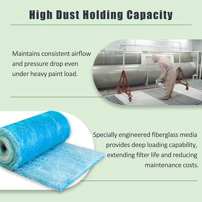 Fiberglass Paint Booth Filter Roll