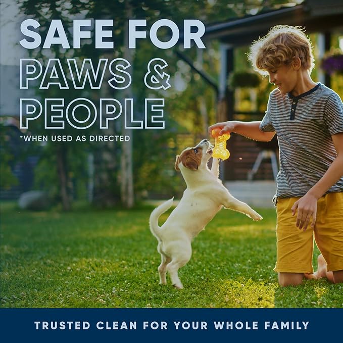 Outdoor Odor Eliminator | Outside Dog Urine Enzyme Cleaner – Powerful Pet, Cat, Animal Scent Deodorizer | Professional Strength for Yard, Turf, Kennels, Patios, Decks (32oz)