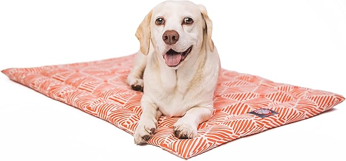 24" Charlie Salmon Orange Crate Dog Bed Mat By Majestic Pet Products