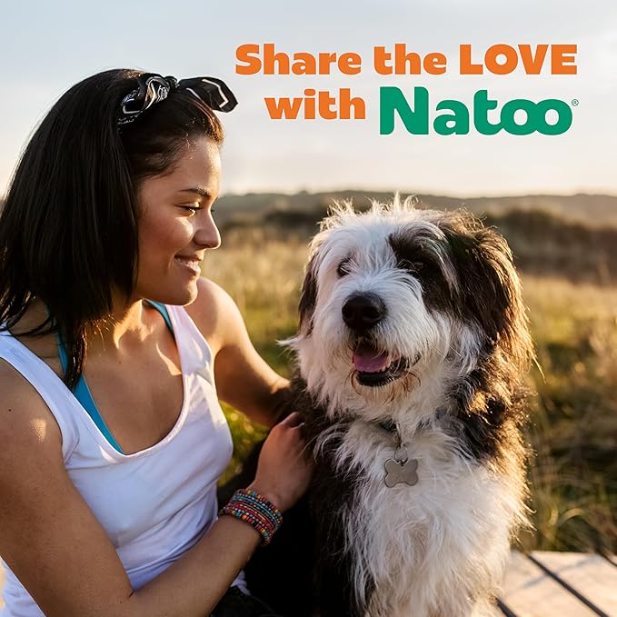 NATOO Dog Treats for Small Dogs & Puppies, Crunchy Biscuits Oats Banana and Honey, Natural Dog Treats, Rich in Omega 6, Prebiotics and Fiber, Antioxidants for Immunity (8oz)