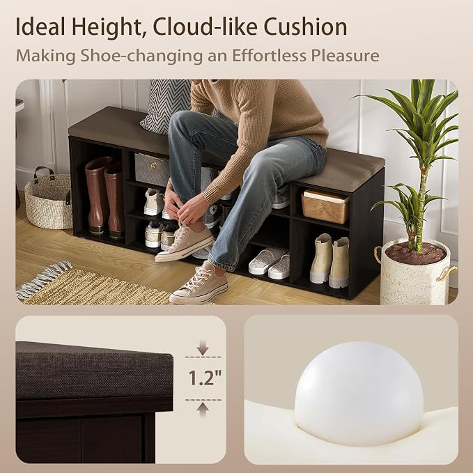 DINZI LVJ Shoe Storage Bench