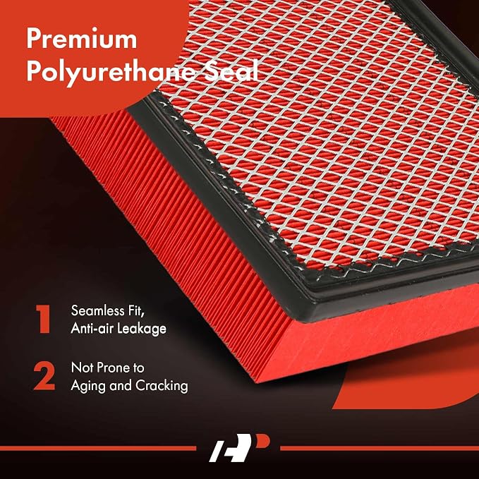 A-Premium High-performance, Pre-oiled Engine Air Filter Compatible