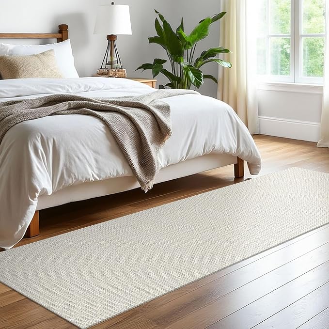 EARTHALL Woven Runner Rug 2x8 Ft Washable Runners