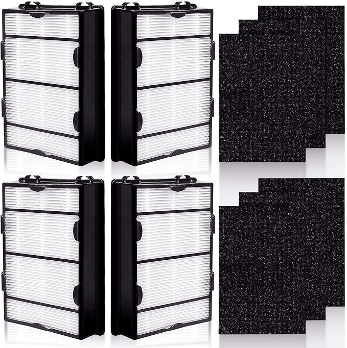 HAPF600 Filter Replacement for Holmes HAPF600 Air Puri-fier, 4 Filter + Carbon