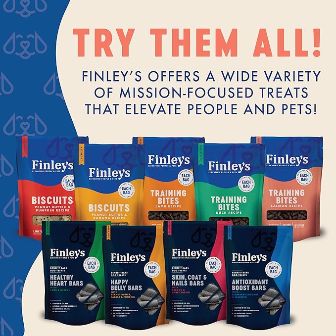 Finley's Training Treats for Puppies, Soft Salmon Dog Treats for All Dogs and Sizes, Limited Ingredient, Low Calories, 16oz, 1 Pack