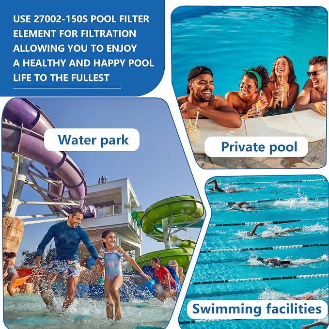 27002-0150S Pool Filter Cartridges Compatible