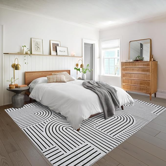 ROYHOME Washable Rug 5x7 Area Rugs