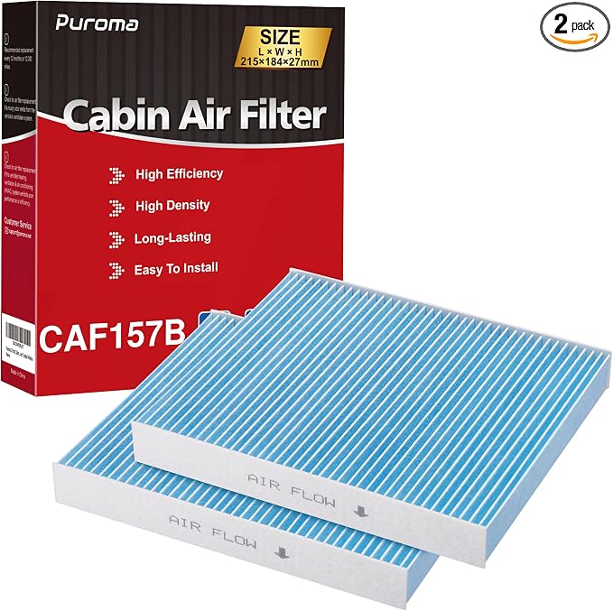 Puroma Cabin Air Filter, Compatible