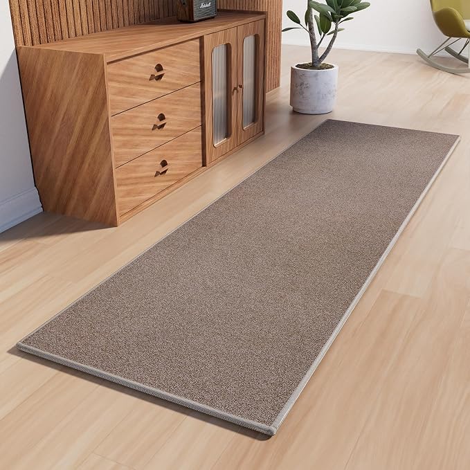 AREDO Runner Rug with Non Slip Rubber Backing, Washable Soft Floor Carpet