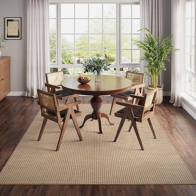 YDKGL Boho Washable Area Rugs 5x7 ft, Non Slip Area Rug