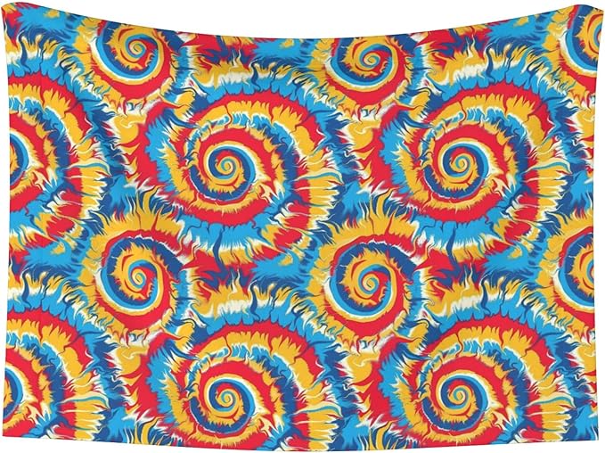 Waterproof Dog Blanket Soft Pet Blanket for Puppy Cat, Fleece Cat Throw Blankets for Furniture Bed Couch Sofa Reversible - Classic tie dye 1
