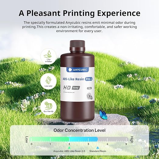ANYCUBIC 2nd Gen Resin Technology ABS-Like Resin 2.0, 3D Printer Resin