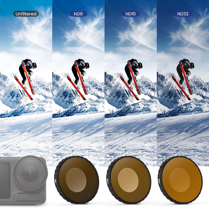 Walking Way Camera Lens Filters ND PL Set Compatible