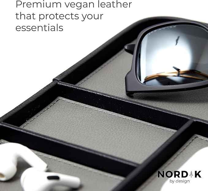 Nordik Leather Valet Tray