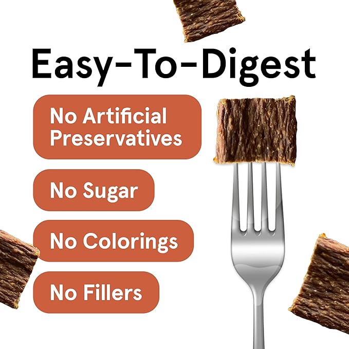 TRMC Real Meat Dog Treats - Two 12oz Bag of Bite-Sized Air-Dried Venison Jerky for Dogs - Grain-Free Jerky Treats Made up of 95% Free-Range, Grass Fed Venison - All-Natural Treats
