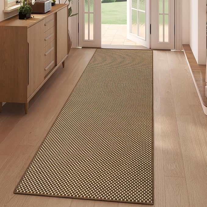 YDKGL 2x6 ft Kitchen Runner Rugs Mat Non Slip Woven Runners