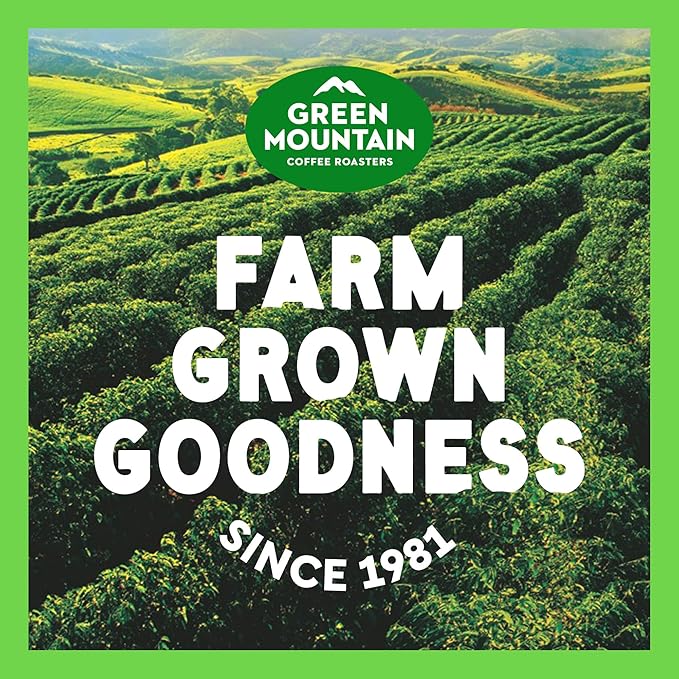 Green Mountain Coffee Roasters Caramel Vanilla Cream Coffee, Keurig Single-Serve K-Cup pods, Light Roast, 96 Count
