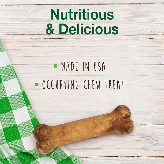 Nylabone Healthy Edibles Natural Dog Chews Long Lasting Roast Beef Flavor Treats for Dogs, Small/Regular (2 Count) (Pack of 2)