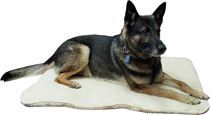 ActiveDogs Hi Loft Sherpa Faux Lambskin Dog Bed - X-Large 36"x50" - Orthopedic & Machine Washable - Double Layered