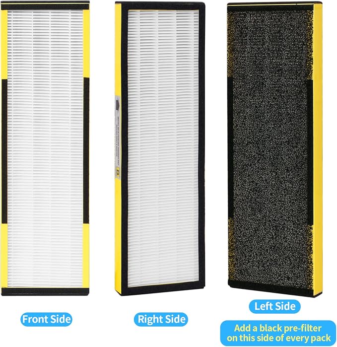 6 Packs FLT4825 H13 True HEPA Replacement Filter B Compatible