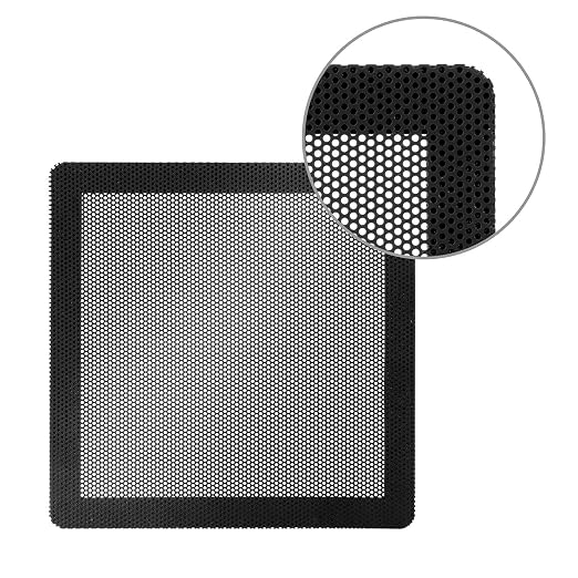 120MM PC Fan Dust Filter Computer Case Fan Magnetic Frame Dust Filter Fine PVC