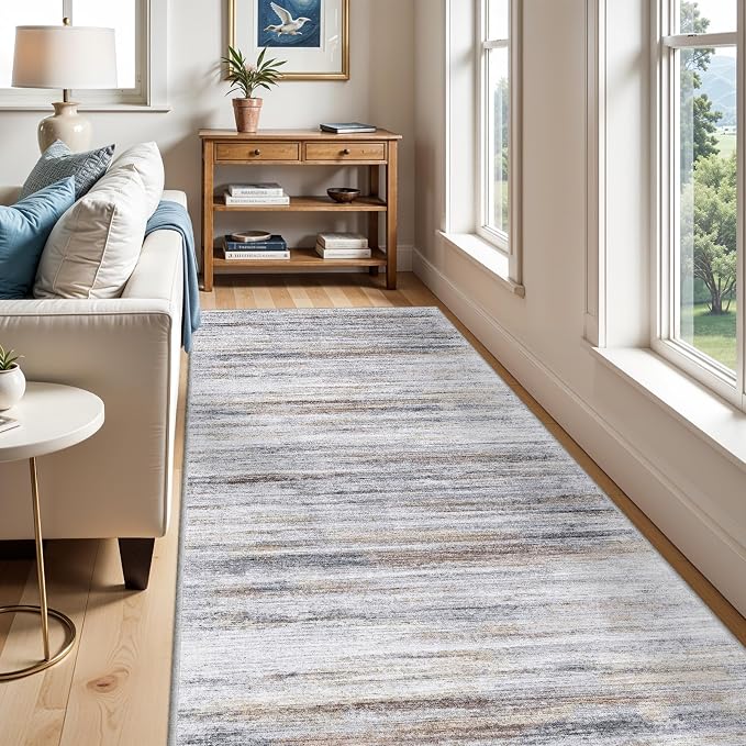 Large Runner Rugs for Hallway 4x16: Non-Slip Washable Wide Carpet