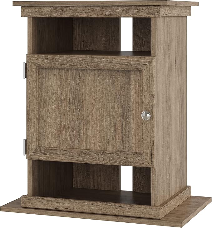 Ollie & Hutch Flipper 10/20 Gallon Aquarium Stand, Rustic Oak