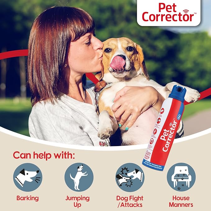 Pet Corrector Dog Trainer Twin Pack - Stops Barking, Jumping Up, Place Avoidance, Food Stealing, Dog Fights & Attacks. Help stop unwanted dog behaviour. Easy to use, safe, humane, and effective (30ml)