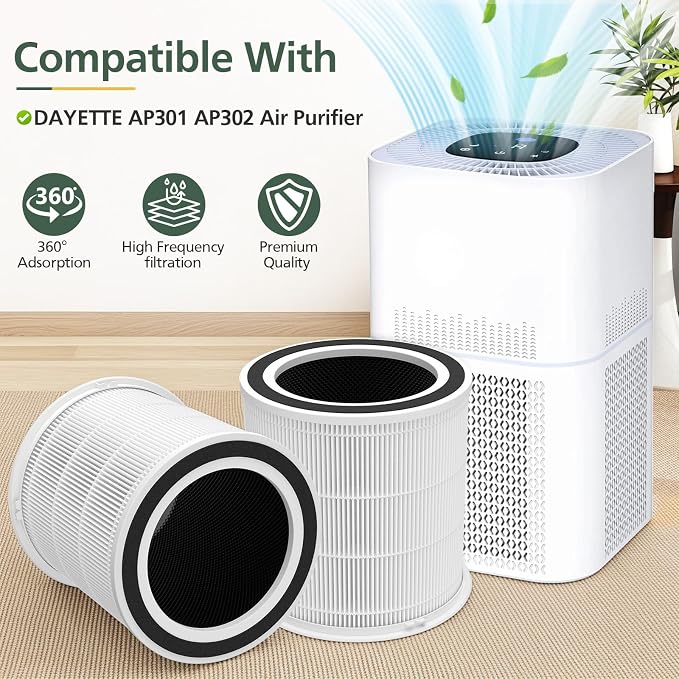 AP301 AP302 HEPA filter Replacement, ONLY