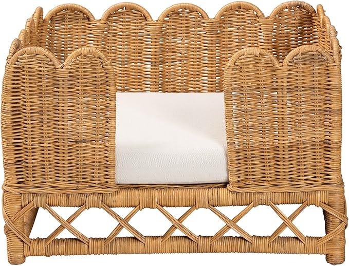 Bali & pari Palm Bohemian Light Honey Rattan Pet Bed