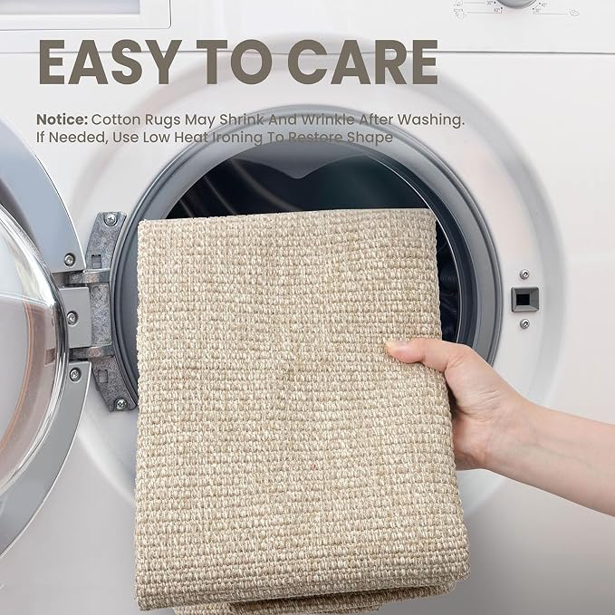 EARTHALL Washable Runner Rug 2x5 Ft Non Slip Runners