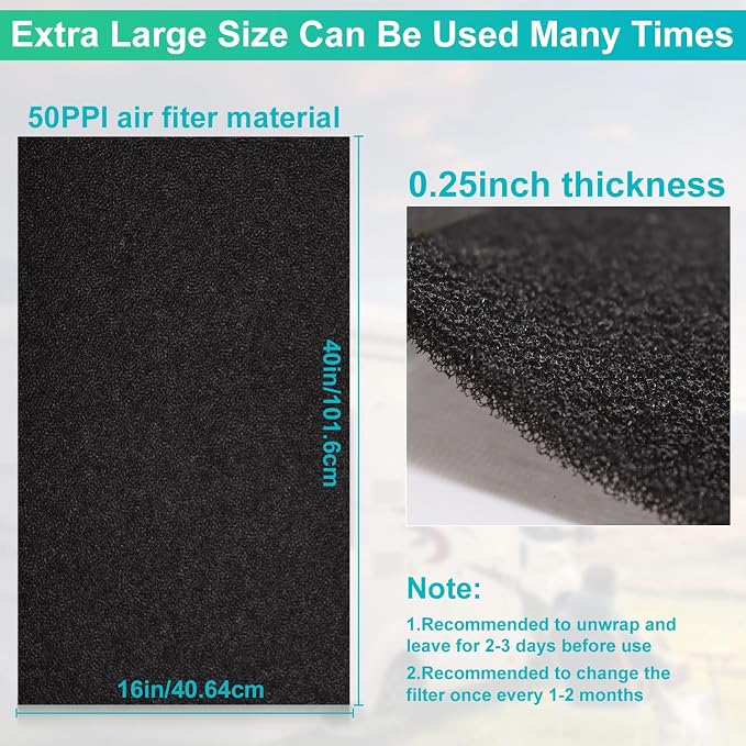 RV A/C Filters Replacement, Can Cut to Fit RV Air Conditioner Filter