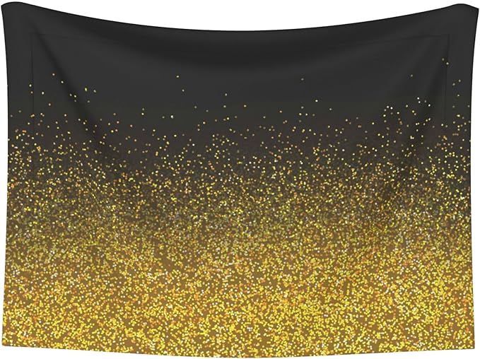 Waterproof Dog Blanket Soft Pet Blanket for Puppy Cat, Fleece Cat Throw Blankets for Furniture Bed Couch Sofa Reversible - Gold Glitter Gradient