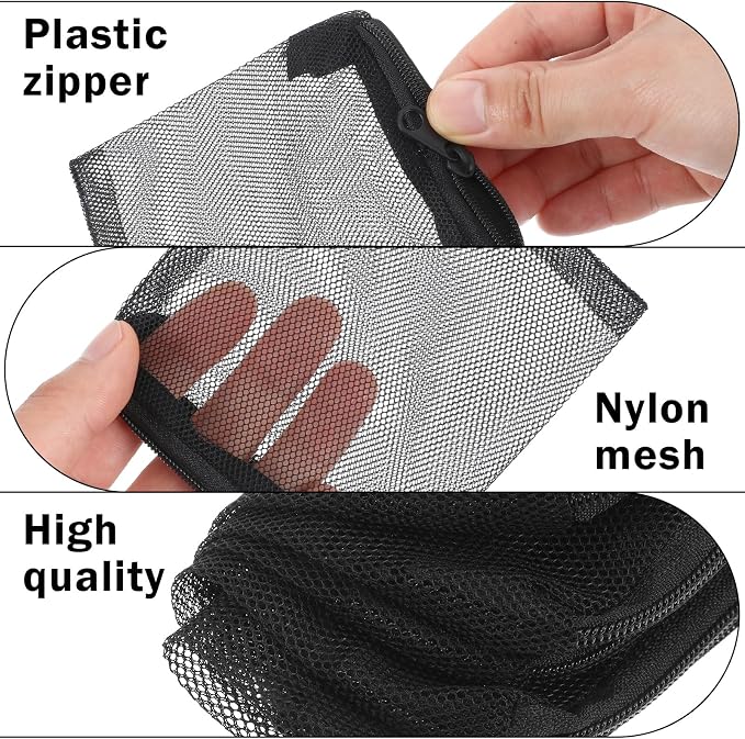 10 Pcs Aquarium Media Bags, 3.9" X 4" Filter Media Bag Small Media Bags