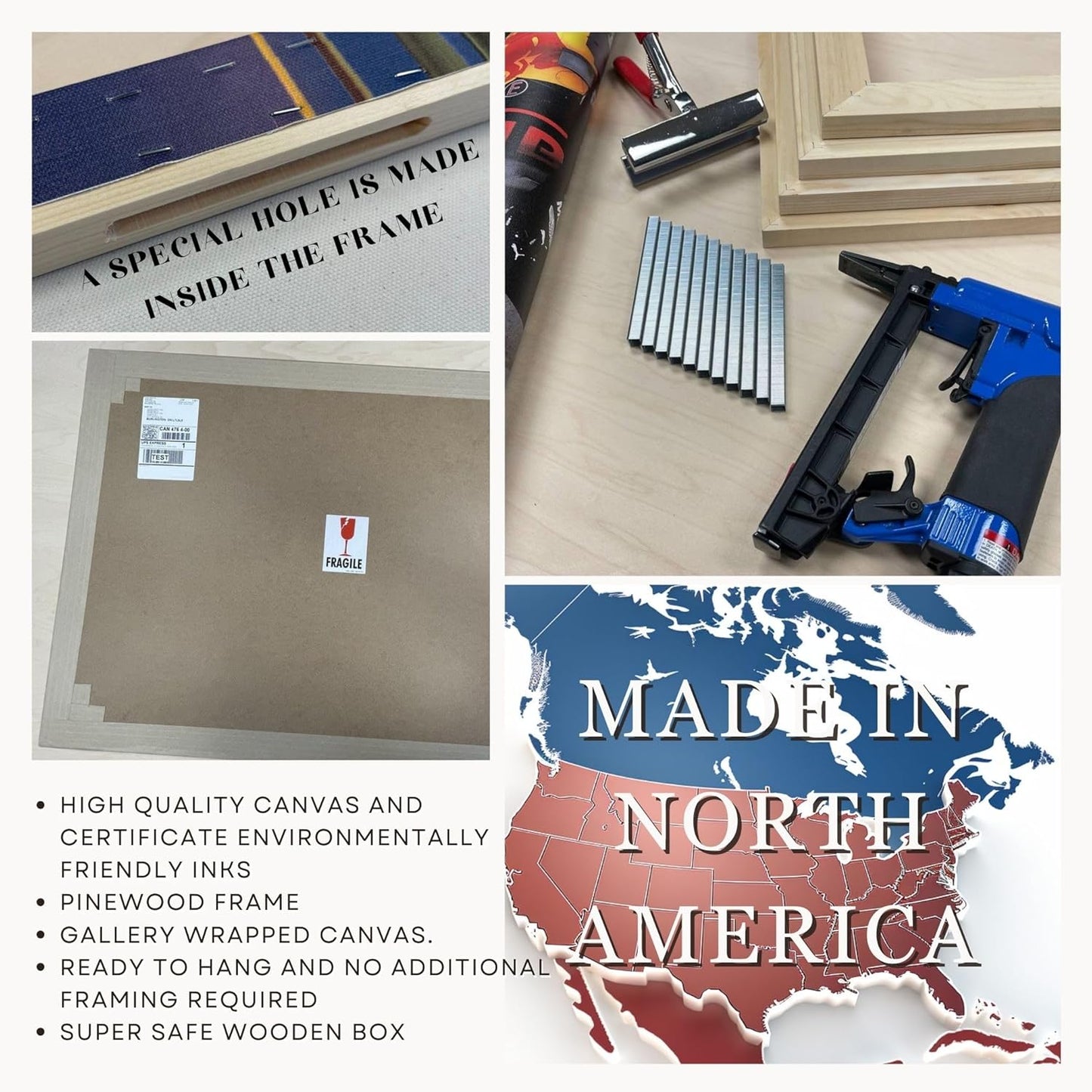 Nature Wall Art Prints - Ocean Forest Mountain Lake Canvas Landscapes - Small to Extra Large Living Room Bedroom Kitchen Bathroom Décor (Stormy Sky Lighthouse, 31L" x 47W" - 3 Panels)