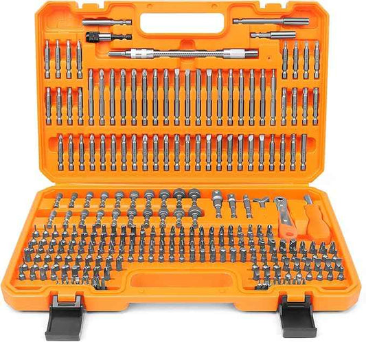 Amartisan 258-Piece Ultimate Screwdriver Bit Set, Chrome Vanadium Steel Driver