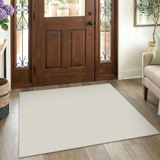 EARTHALL Washable Area Rug 3x4 Ft Non Slip Rugs