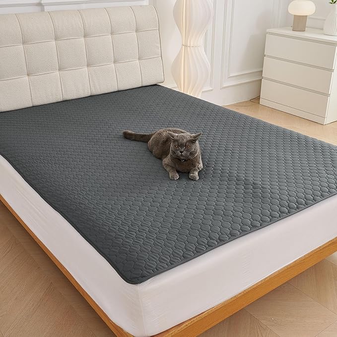 Waterproof Pet Couch Covers for Sofa Non Slip Sofa Cover for 3 Cushion Couch Absorbent Quick Dry Soft Dog Bed Cover Washable Furniture Protector (Brown,30"x70")