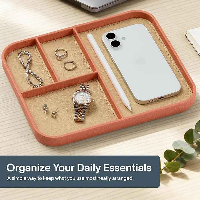 Nordik Leather Valet Tray