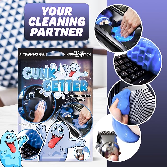 Cleaning Gel for Those Hard to Reach Places, Automotive Cup Holder Electronic
