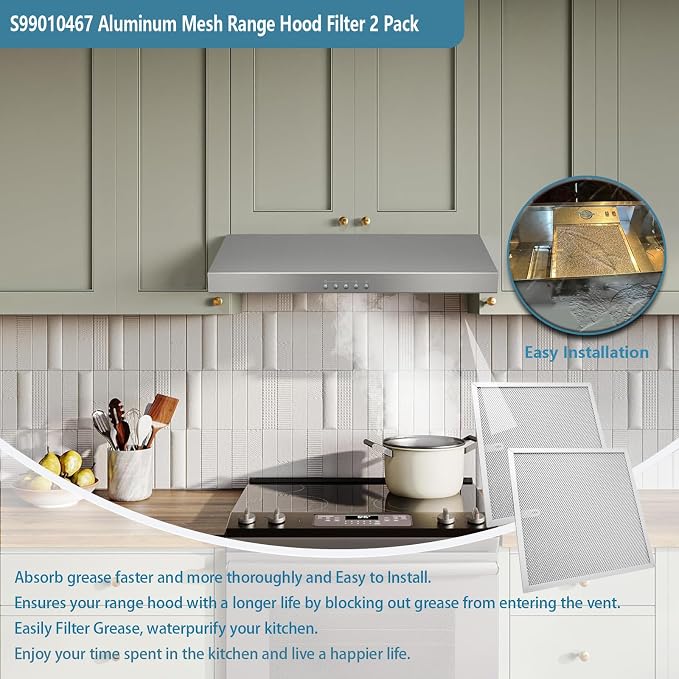 S99010467 Range Hood Filter 11.5" x 11.5" Replacement