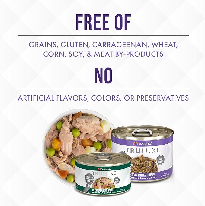 Weruva Truluxe Cat Food, Meow Me A River with Basa in Gravy, 3Oz Can (Pack of 24)
