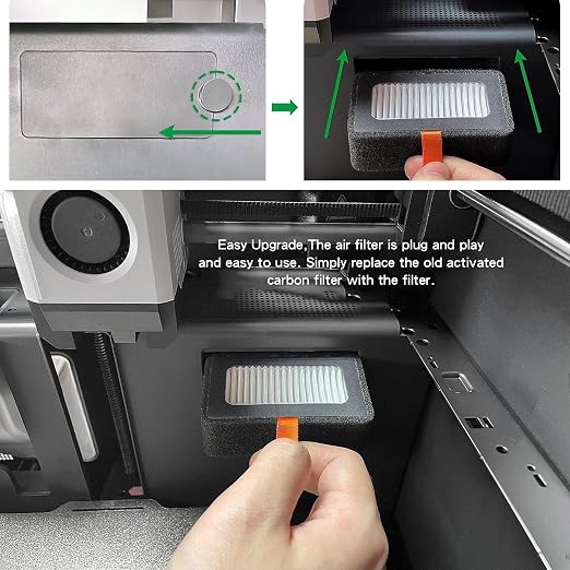 Yunseity 3D Printer Air Filter, High Efficiency Particulate Air 13 and