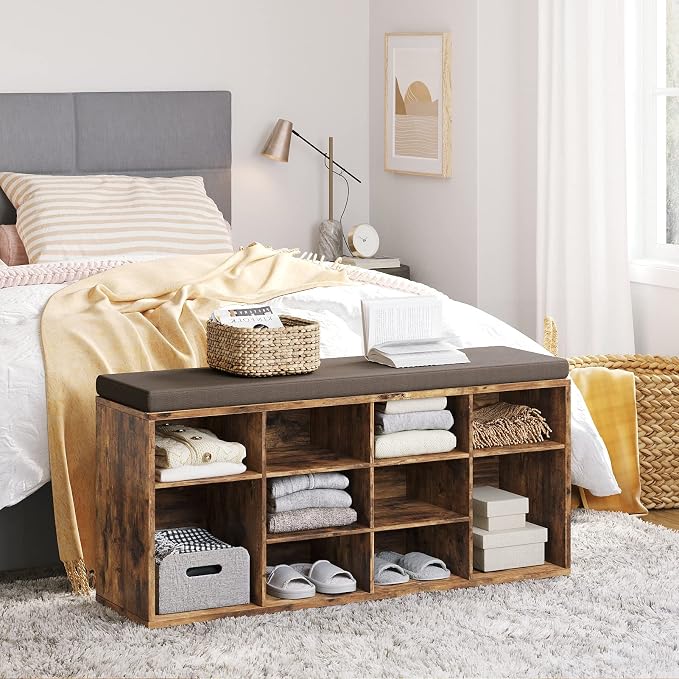 DINZI LVJ Shoe Storage Bench