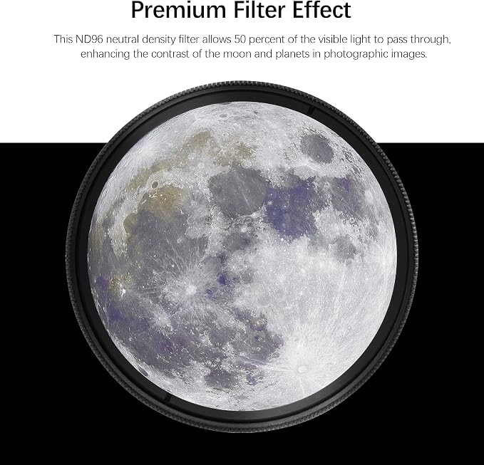 Astromania Telescope Moon Filter 2 inch, Neutral Density Telescope Filter