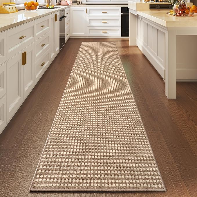 YDKGL 2x10 ft Hallway Runner Rug Extra Long Boho Woven Kitchen Runner Rugs Mat